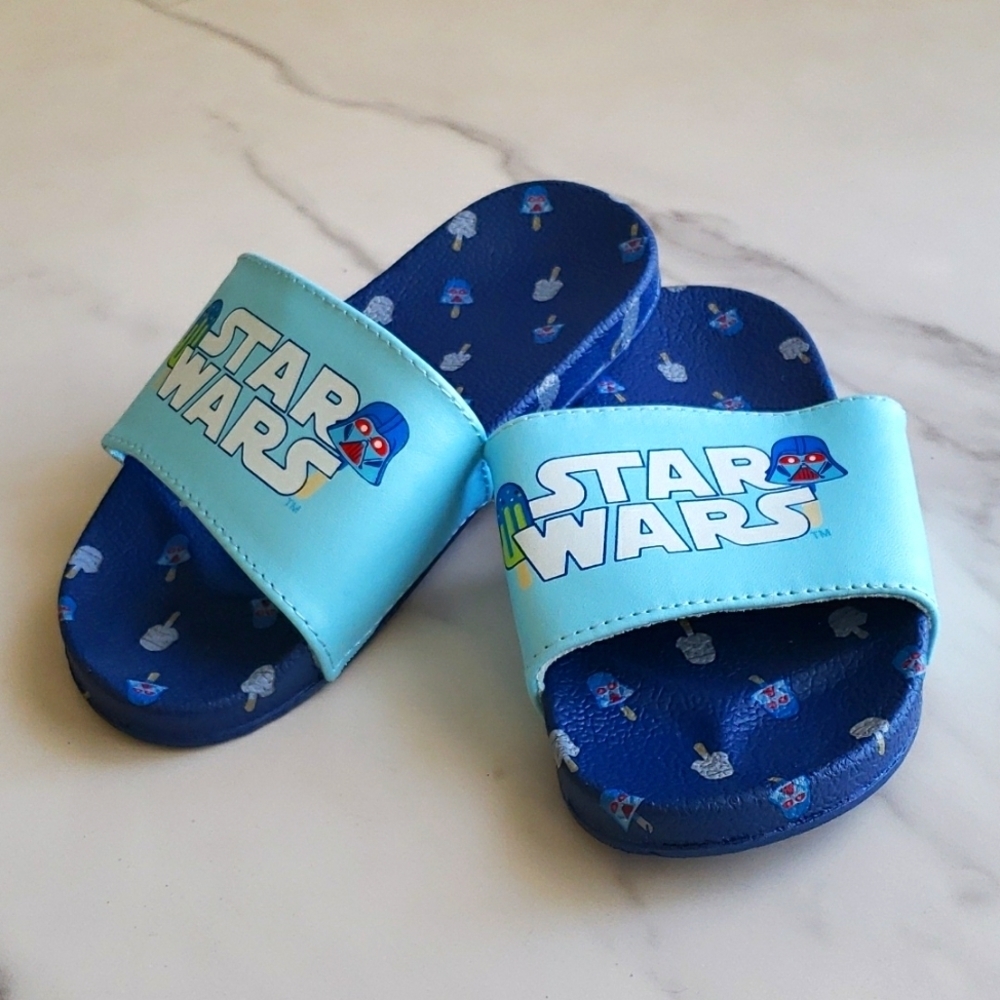 Star Wars Slides Darth Vader as a Popsicle & Ice Cream Bar Size 11/12